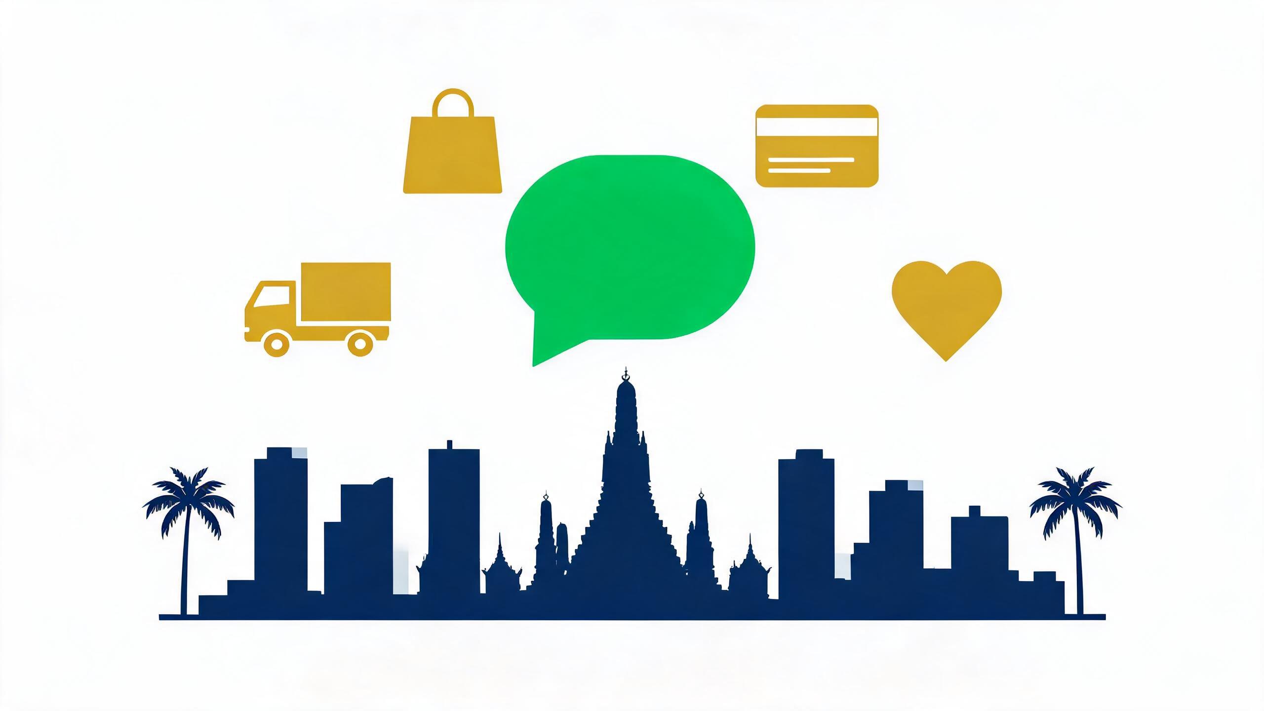 LINE 泰国市场私域打法配图